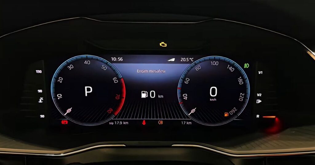 Skoda Octavia Facelift Instrument Cluster